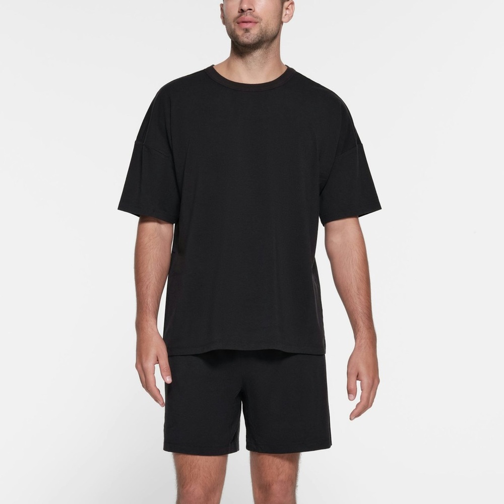 Skims (G13) Jersey Lounge relaxed T-Shirt for men color obsidian M NWT